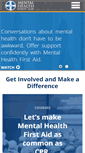 Mobile Screenshot of mentalhealthfirstaid.org